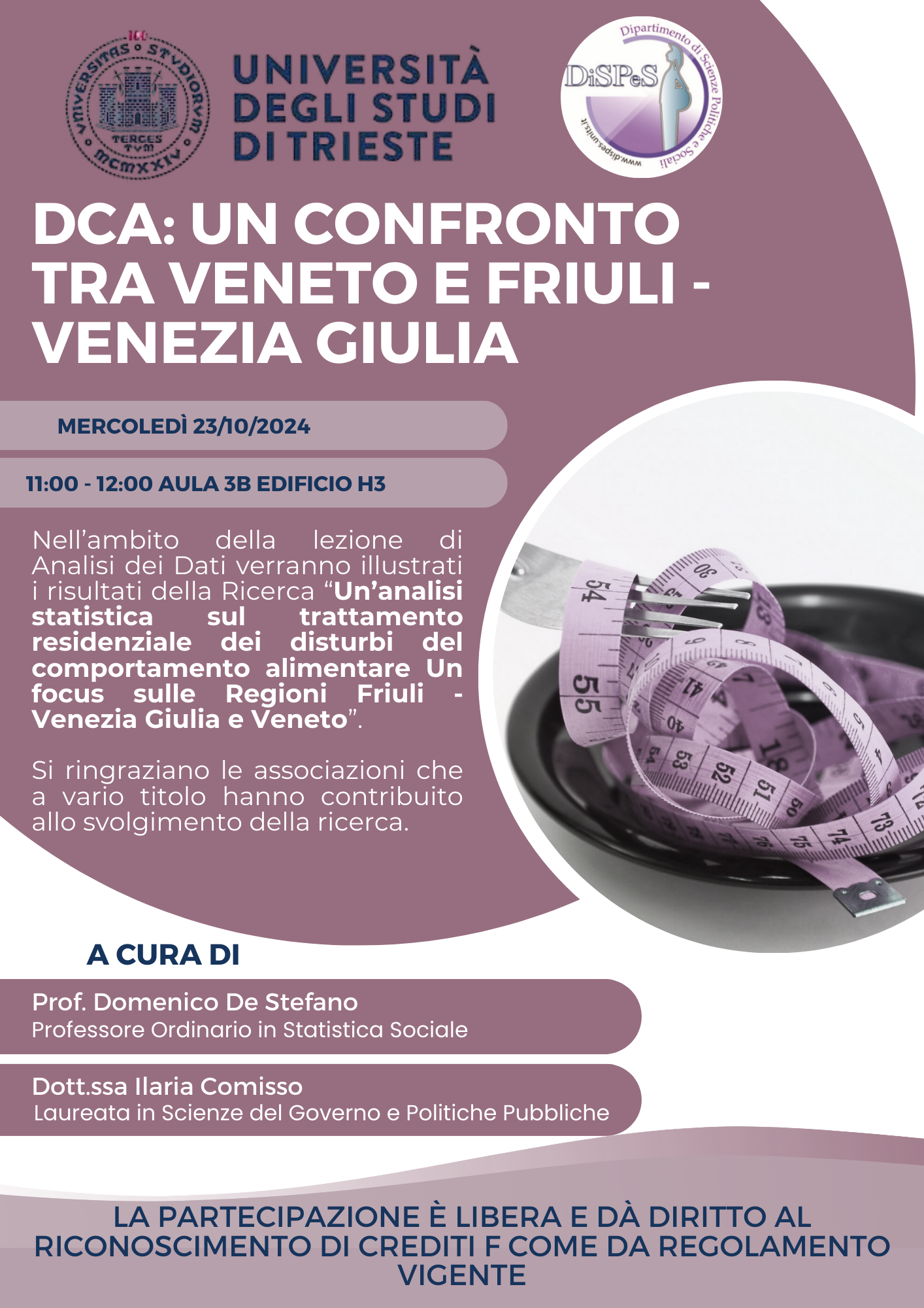 Locandina seminario Comisso