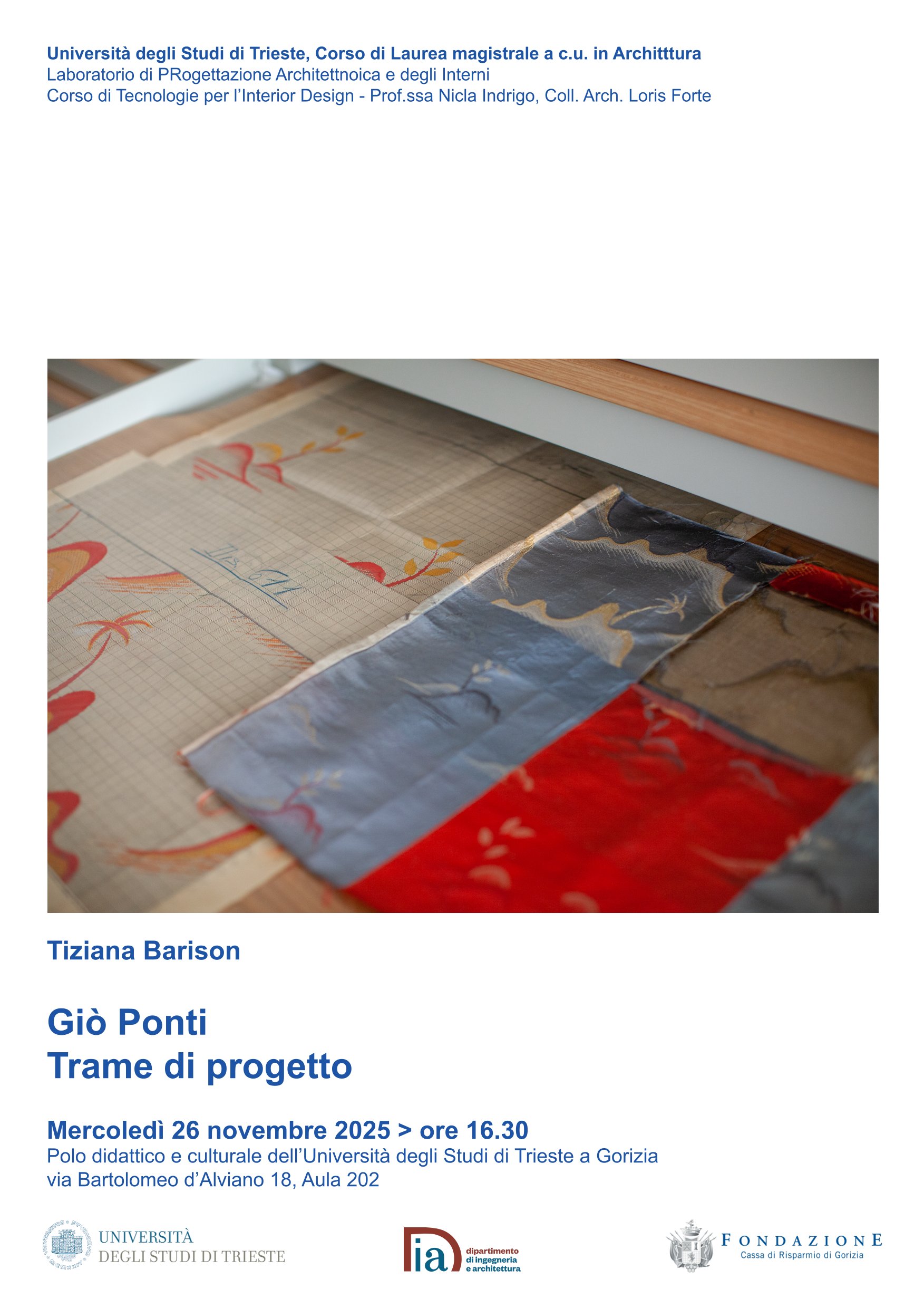 Giò Ponti. Trame di progetto